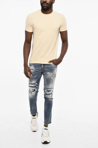 Underwear Solid Color Crew-neck T-shirt