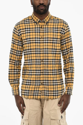 Button Down Checked Overshirt