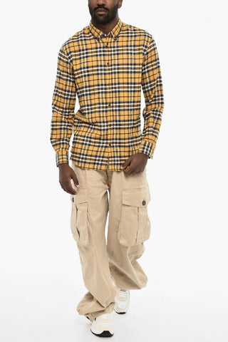 Button Down Checked Overshirt