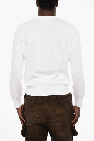 Lightweight Cotton Crew-neck Sweater