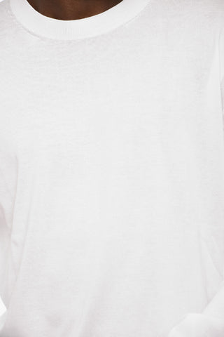 Lightweight Cotton Crew-neck Sweater