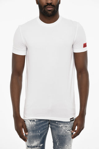 Solid Color Cotton Underwear Crew-neck T-shirt