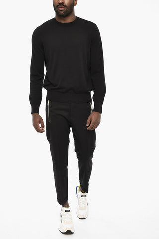 Lightweight Cotton Crew-neck Sweater