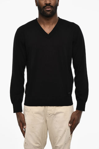 V-neck Lightweight Cotton Sweater
