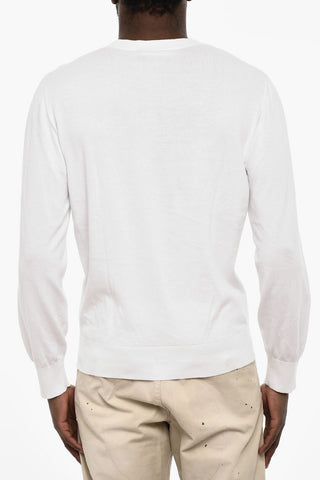 V-neck Lightweight Cotton Sweater