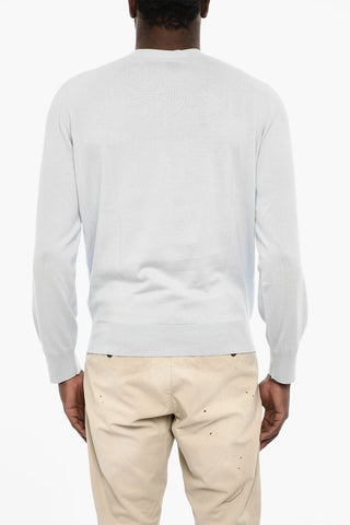 Maglia Girocollo In Cotone Leggero