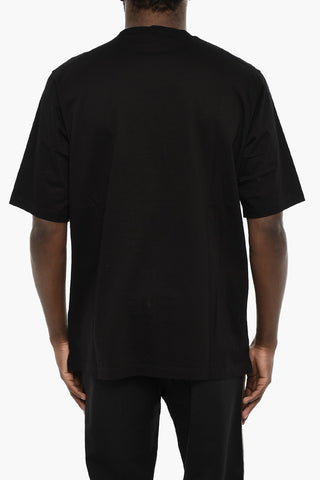Cotton Crew-neck T-shirt with Print