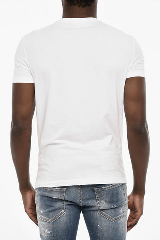 Solid Color Cotton Underwear Crew-neck T-shirt