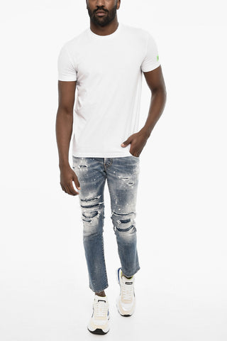 Solid Color Cotton Underwear Crew-neck T-shirt
