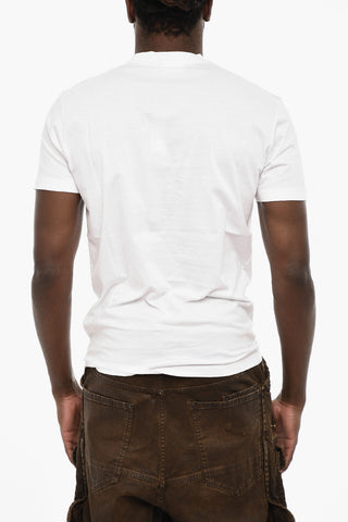 T-shirt Girocollo in Cotone con Monogram