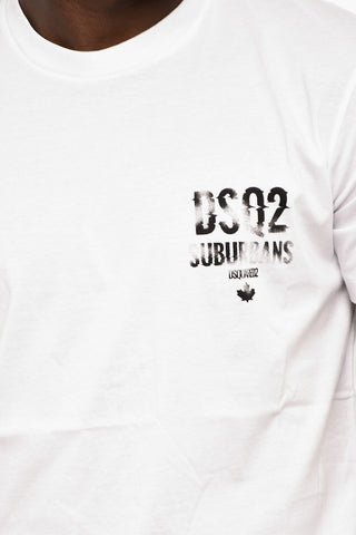 T-shirt Girocollo in Cotone con Monogram