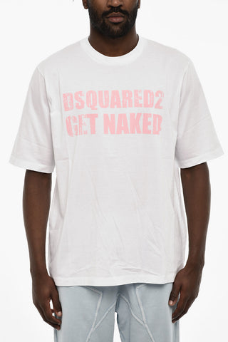 T-Shirt mit Rundhalsausschnitt und Frontaufdruck