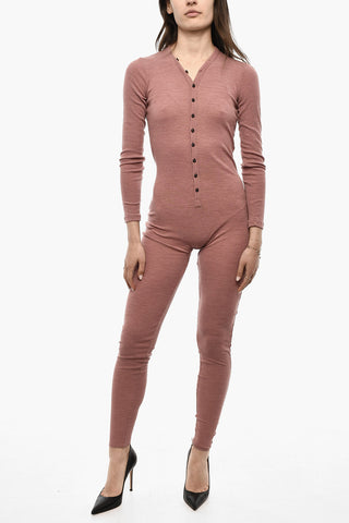UNDERWEAR Pigiama Jumpsuit Con Bottoni