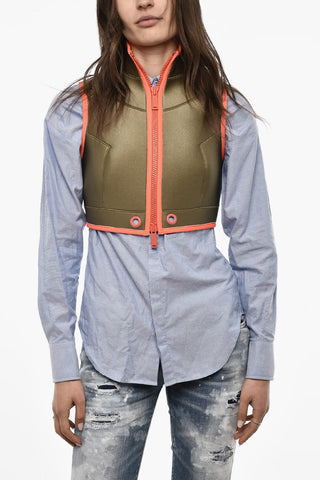 대비 마감 크롭 테크니컬 소재 재킷