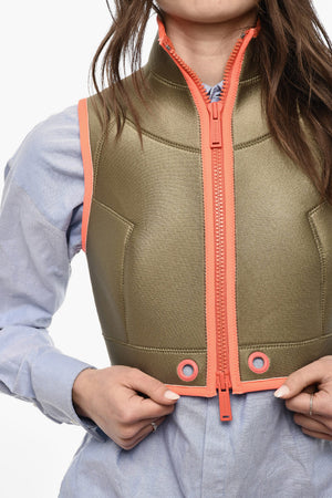 대비 마감 크롭 테크니컬 소재 재킷