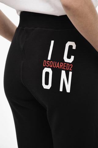 Joggers Felpata Con Stampa
