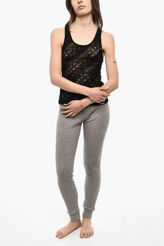 All-Over Monogram Sheer Underwear Tank Top