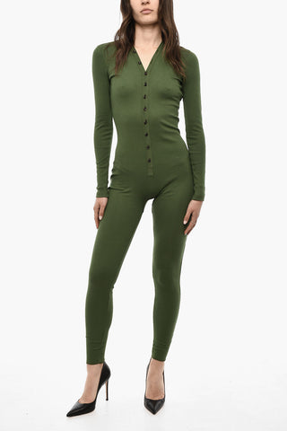 UNDERWEAR Pigiama Jumpsuit Con Bottoni