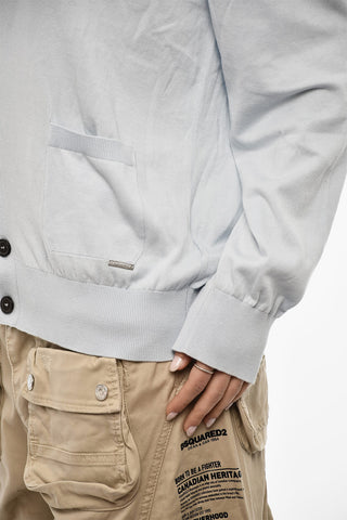 Cotton Lightweight V-neck Cardigan