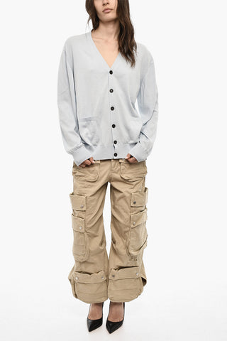 Cotton Lightweight V-neck Cardigan