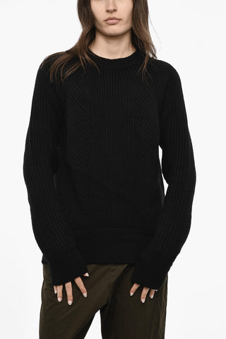 Maflia Girocollo In Lana Vergine Oversize Fit
