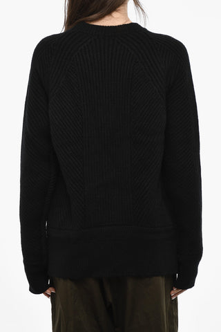 Maflia Girocollo In Lana Vergine Oversize Fit