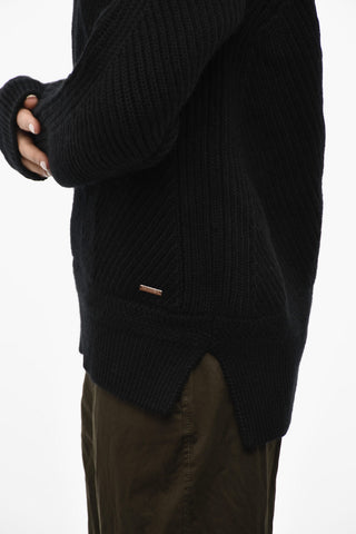 Maflia Girocollo In Lana Vergine Oversize Fit