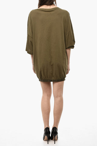 Baggy Fit T-shirt With Logoed Band