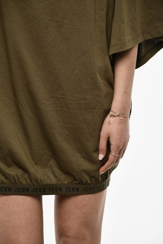 Baggy Fit T-shirt With Logoed Band