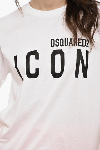 Cotton ICON Crew-neck T-shirt with Print