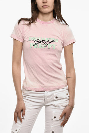 Printed T-shirt SEXY PREPPY Acid Wash