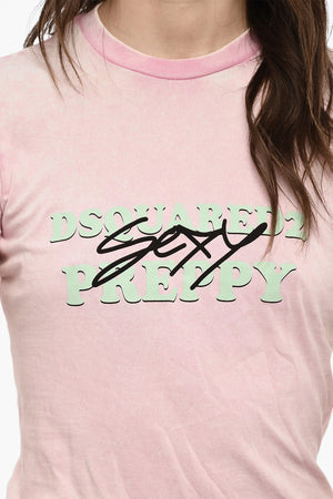 Printed T-shirt SEXY PREPPY Acid Wash