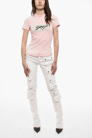 Printed T-shirt SEXY PREPPY Acid Wash