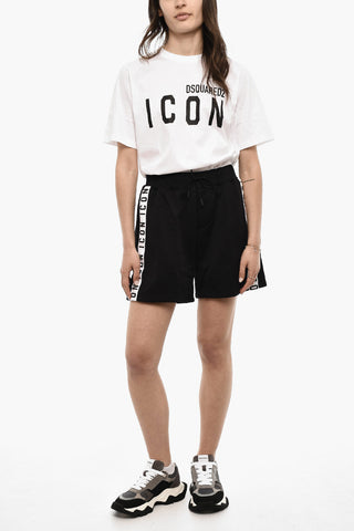 Cotton-Blend Shorts ICON With Branded Side Stripes