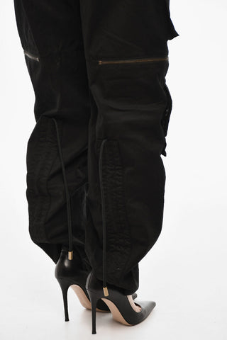 Casual Cotton Pants with Zip Details