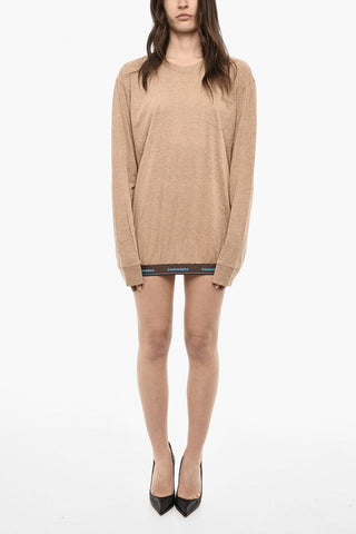 Long Sleeved Pajama Top With Breast Pocket And Logoed Band