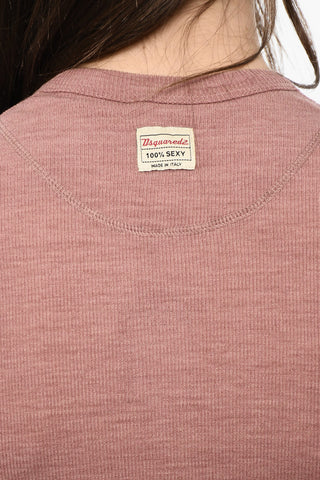 Buttoned Ribbed Tank Top
