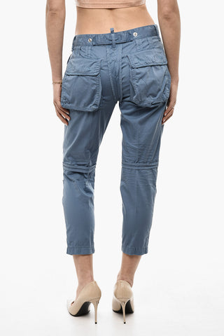 Distressed Effect Cotton pants