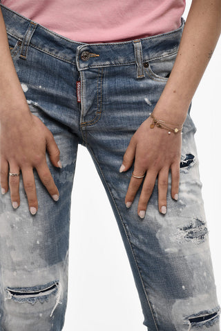 Distressed Bleached JENNIFER Jeans
