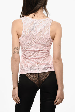 All-Over Logo Perforated Top