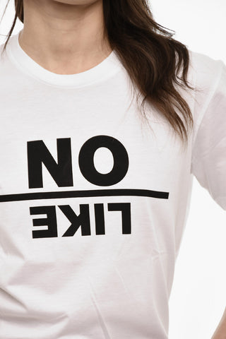 Short Sleeved NO LIKE Printed T-shirt