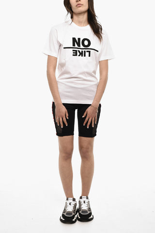 Short Sleeved NO LIKE Printed T-shirt