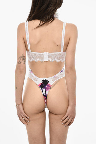 Body In Pizzo Stampato