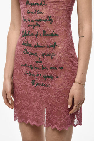 UNDERWEAR Vestito Slip In Pizzo Ricamato