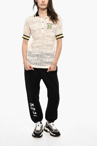 All-Over Logo Lace Polo