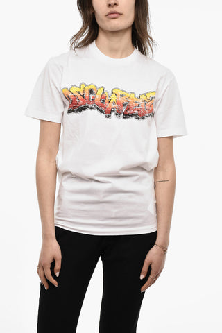 Short Sleeved GRAFFITI Printed T-shirt