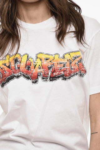 Short Sleeved GRAFFITI Printed T-shirt