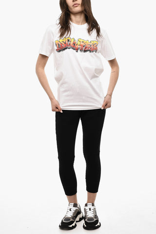 Short Sleeved GRAFFITI Printed T-shirt