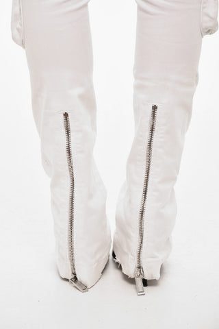Pantaloni Cargo Skinny A Vita Bassa
