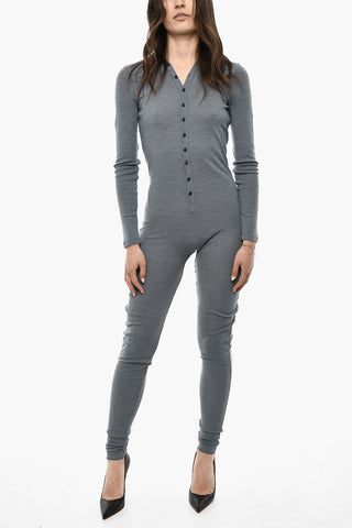 UNDERWEAR Pigiama Jumpsuit Con Bottoni